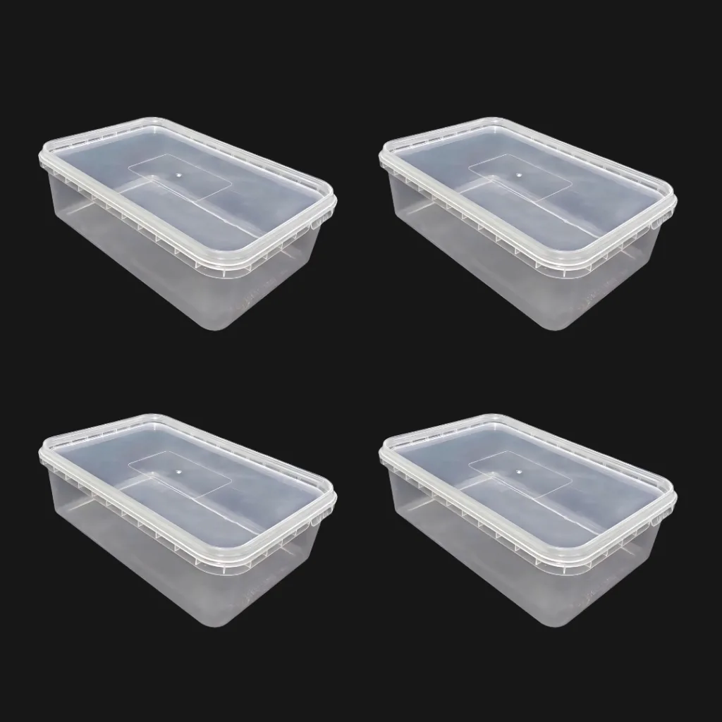 ظرف نگهدارنده مدل فریزری کد 760cc مجموعه 4 عددی