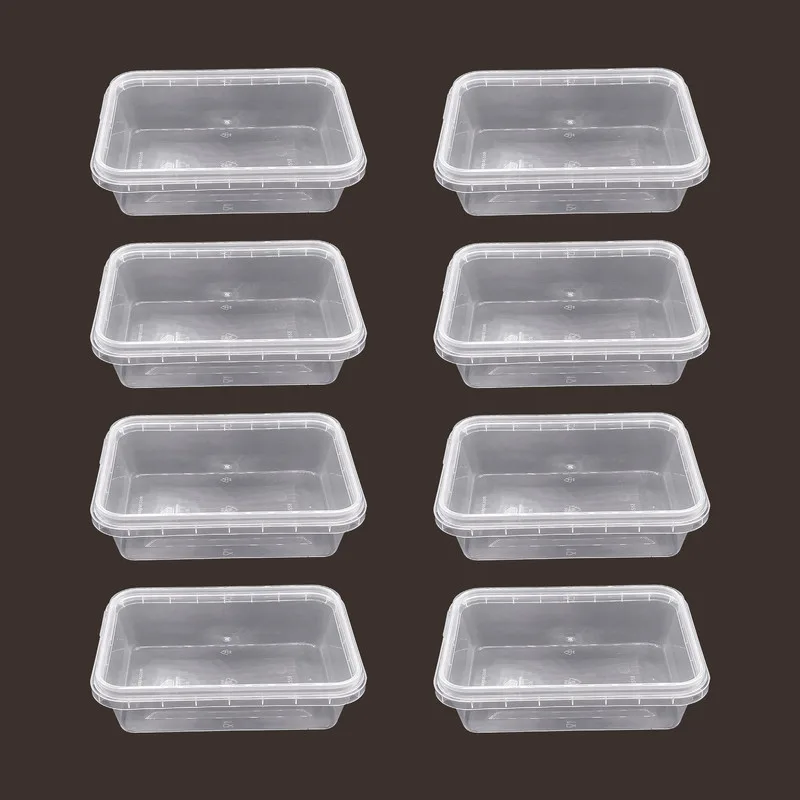 ظرف نگهدارنده پولاد پویش مدل فریزری 2000cc بسته 8 عددی