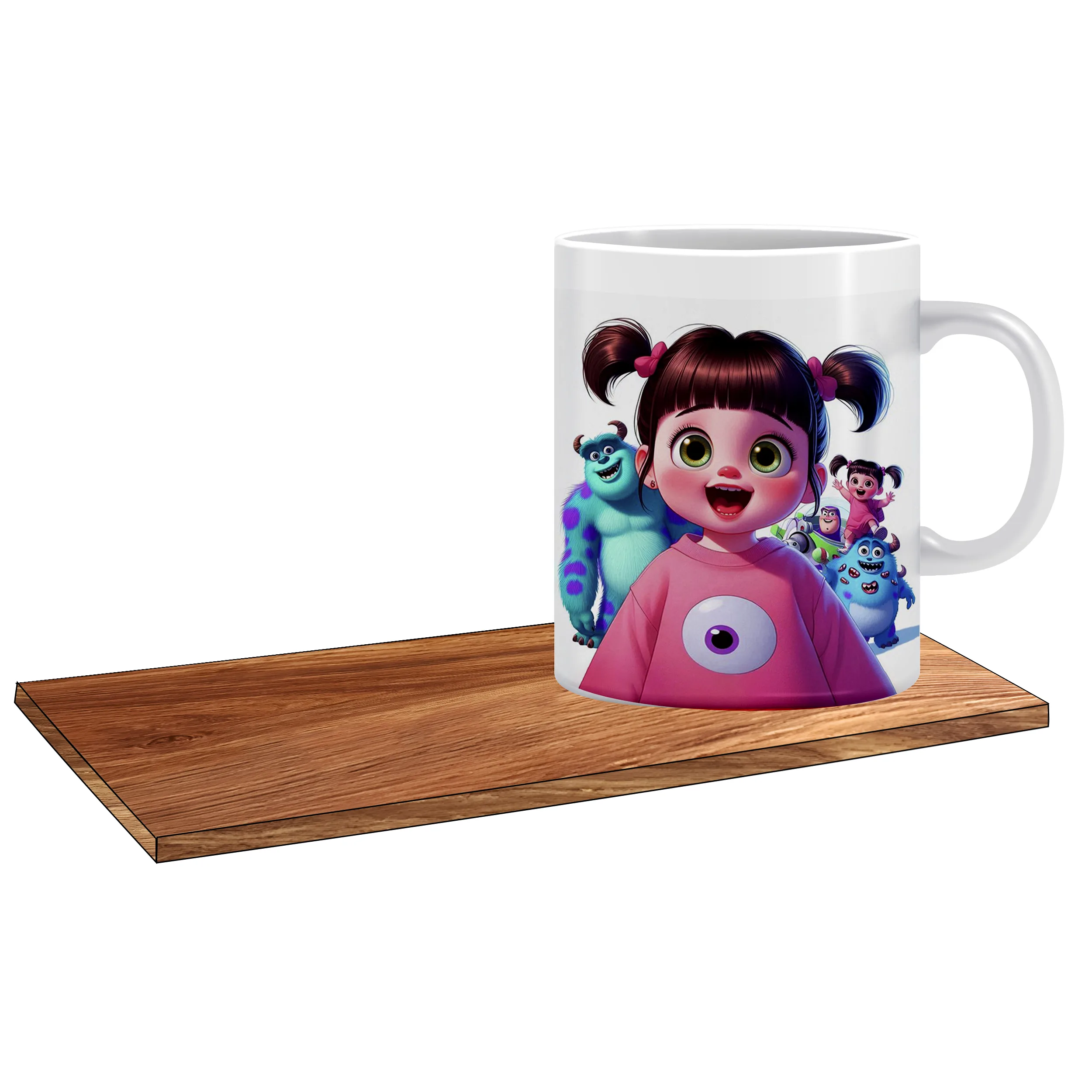 ماگ ال ایکس پی طرح کادو دخترانه سالیوان و بو کد 411 به همراه زیر لیوانی