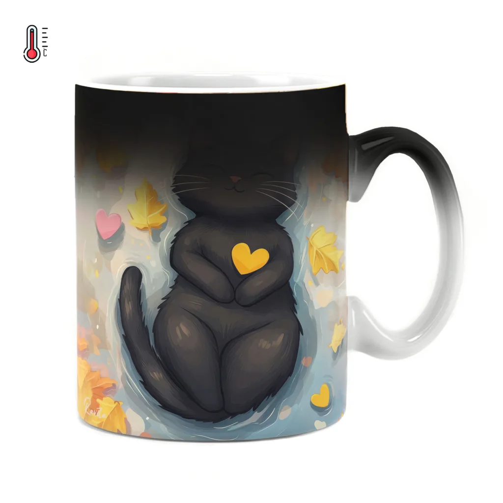 ماگ حرارتی راویتا مدل گربه کد 3645