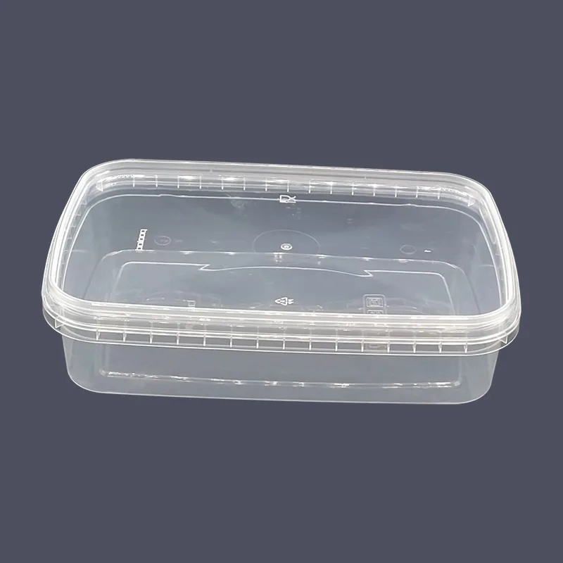 ظرف نگهدارنده پولاد پویش مدل فریزری و مایکروویوی طرح شفاف کد 700cc بسته 30 عددی