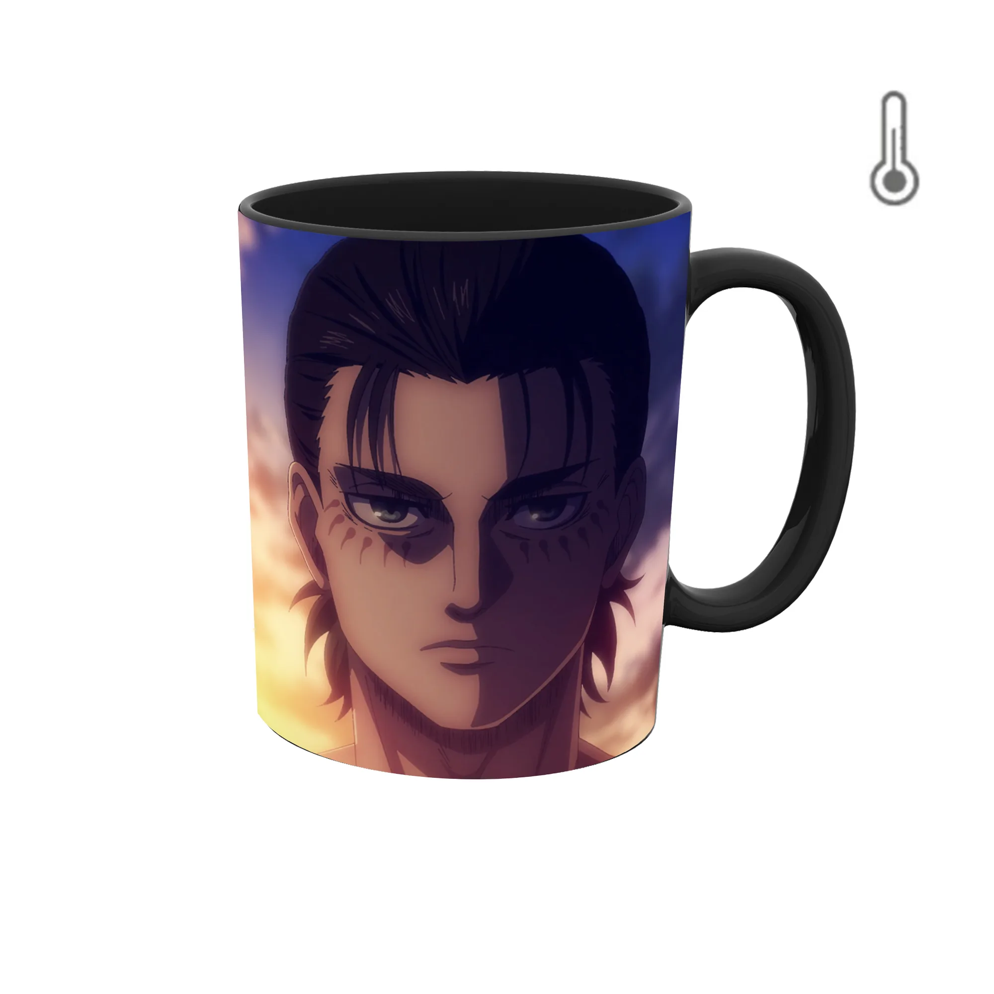 ماگ حرارتی طرح گرافیکی انیمه اتک ان تایتان