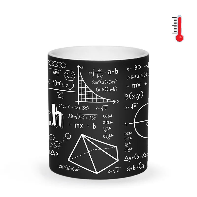 ماگ حرارتی زیگ زاگ طرح ریاضی کد 1324