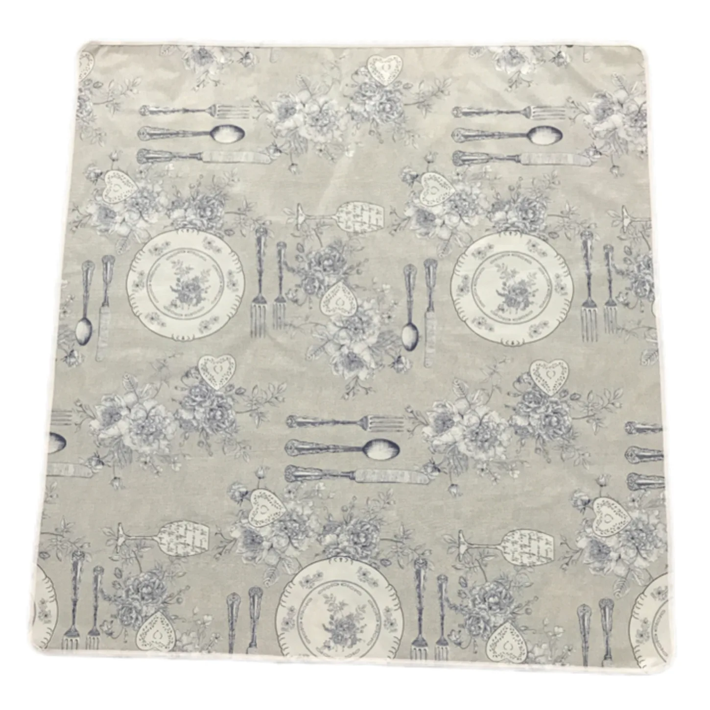 سفره 4 نفره مدل ماژستیک طرح 2 رو سایز 100×100 سانتی متر کد 05