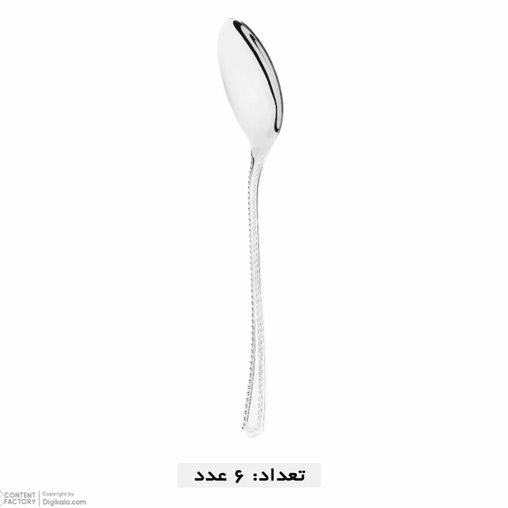 سرویس قاشق و چنگال 12 پارچه 6 نفره سانلی مدل پولاریس سیلور 2864S