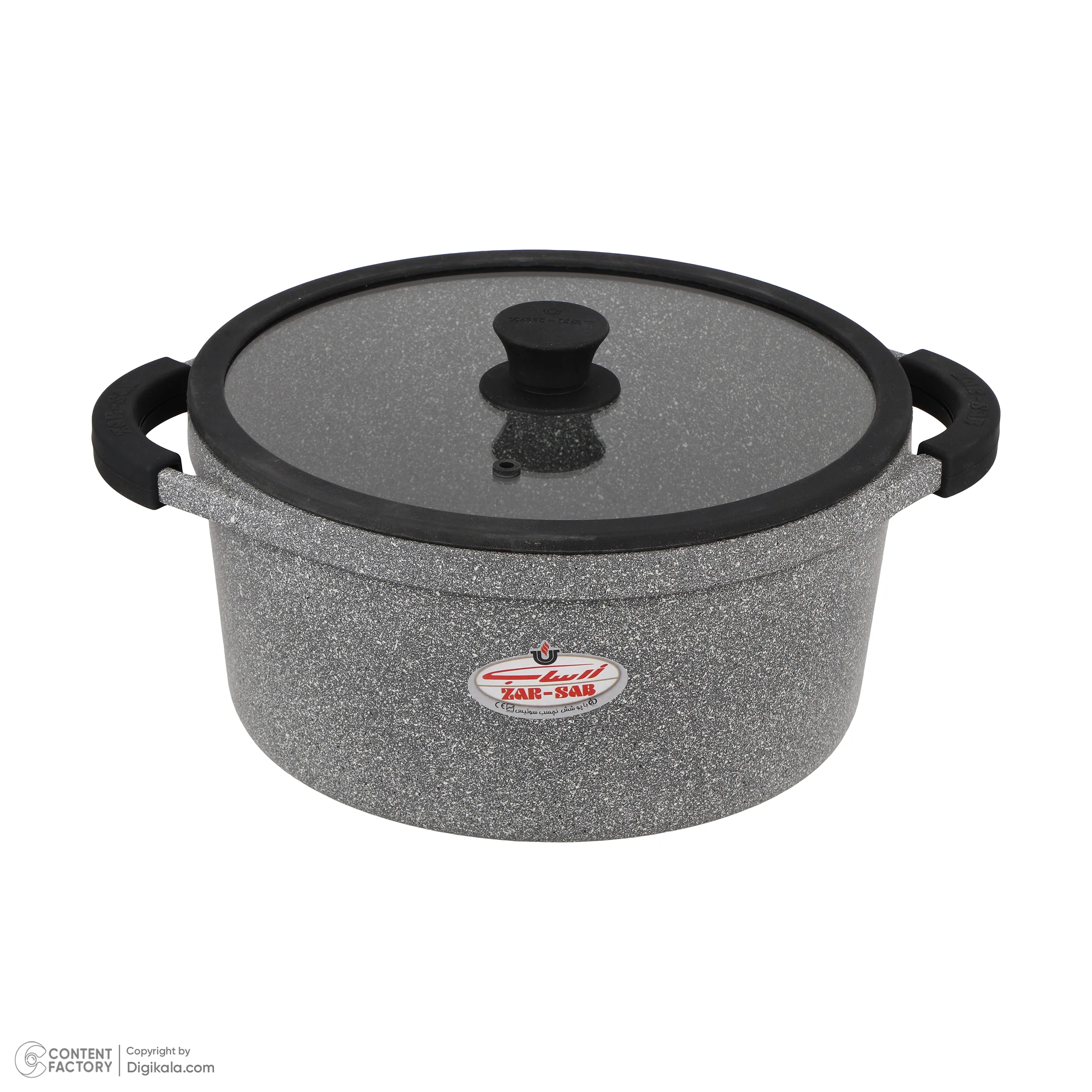 سرویس قابلمه و تابه گرانیت 11 پارچه زرساب مدل مونارک پلاس کد MP8500