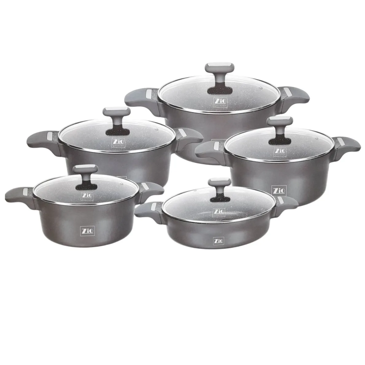سرویس پخت و پز 10 پارچه زیو مدل ZCS-8580 سرویس پخت و پز 10 پارچه زیو مدل ZCS-8580