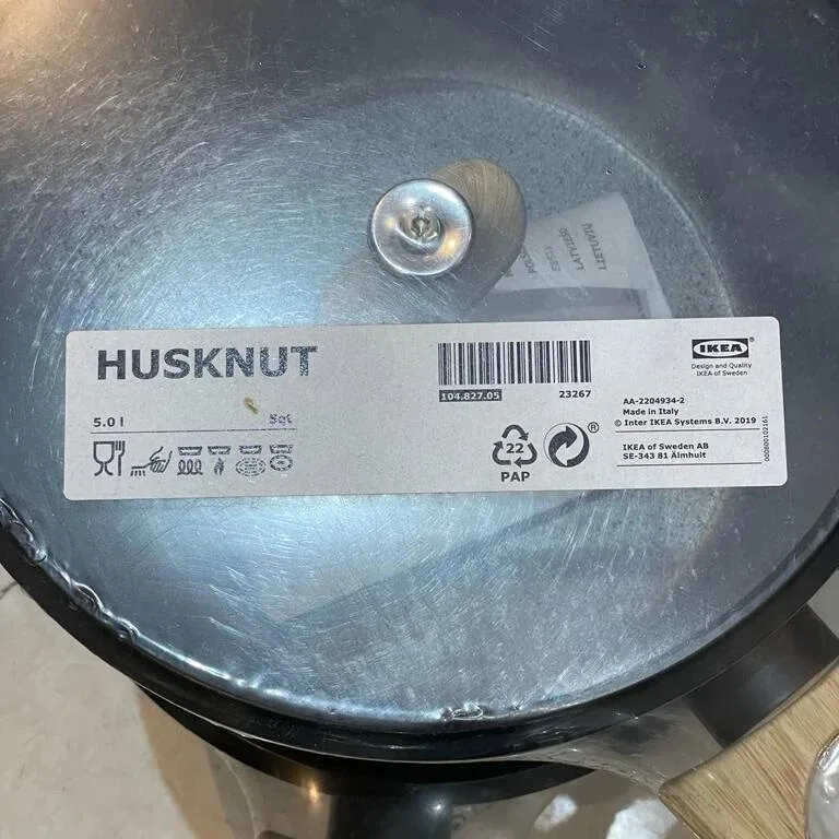 قابلمه گرانیت ایکیا مدل HUSKNUT سایز 24