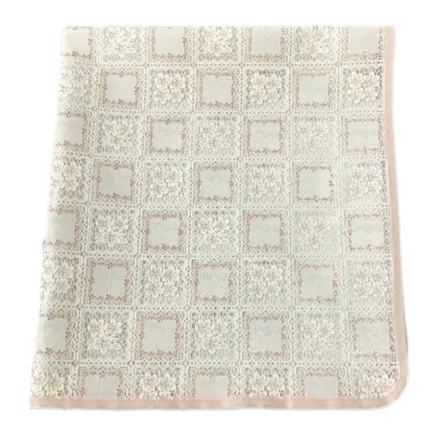 سفره 3 نفره مدل رویال طرح گیپور کد 06 سایز 100×80 سانتی متر