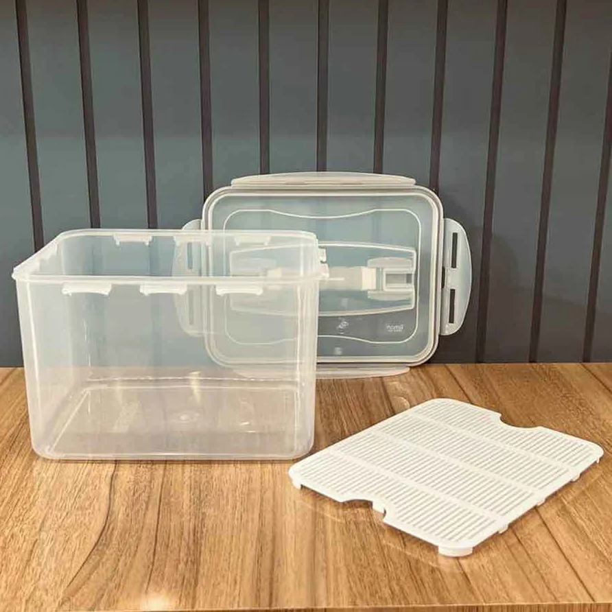 ظرف نگهدارنده میوه لیمون مدل چهارقفل کد DH1023