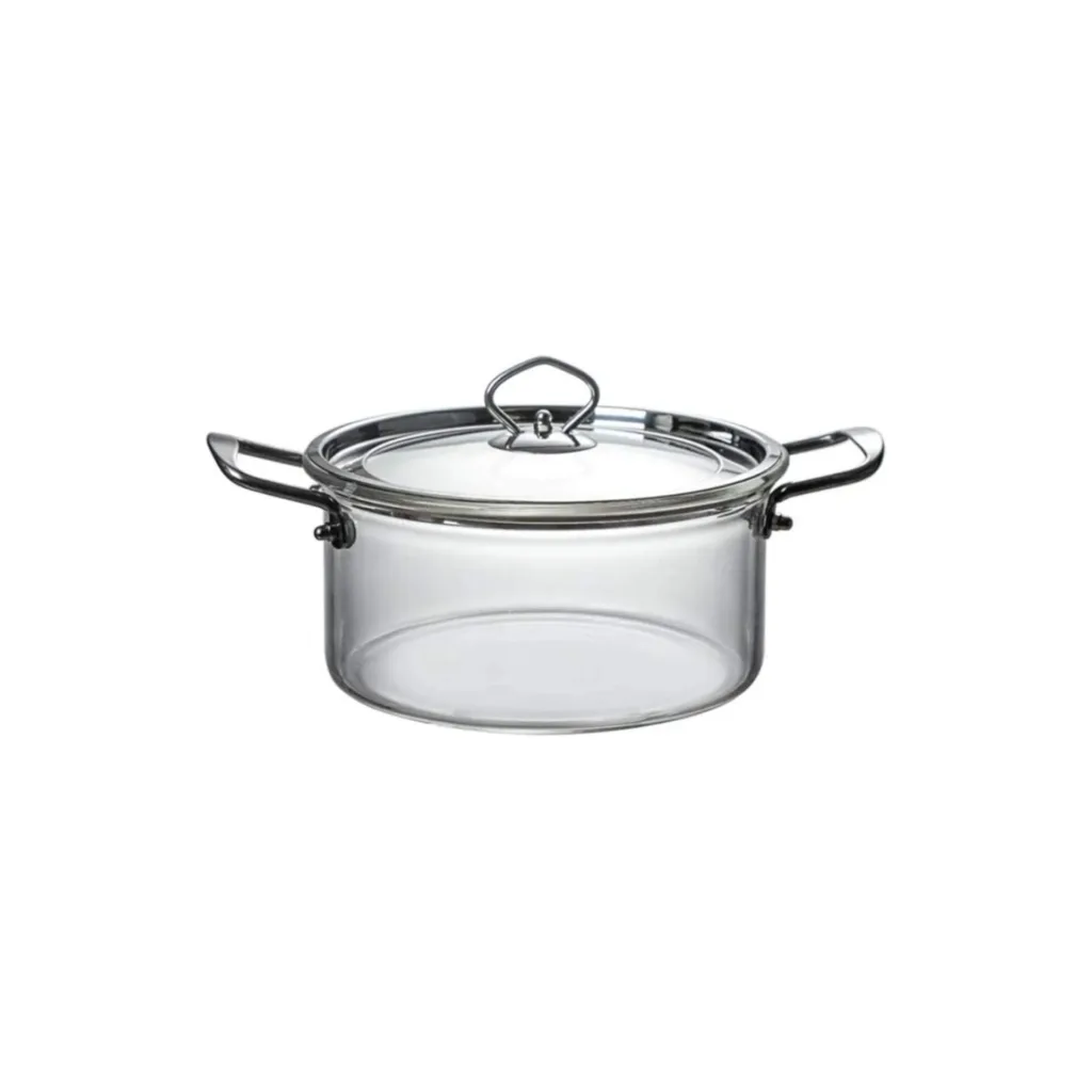 سرویس قابلمه 4 پارچه مدل شیشه ای کد Nc23_20 مجموعه دو عددی