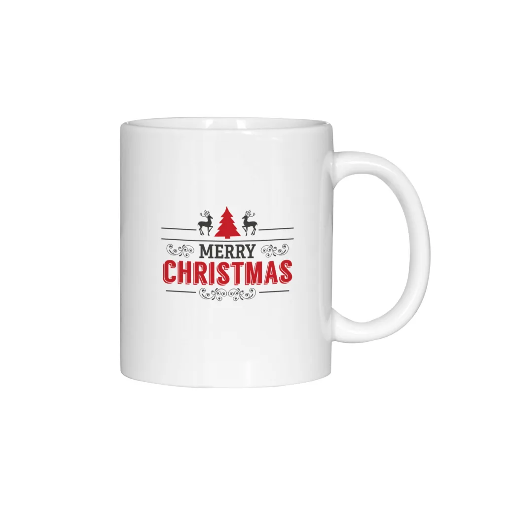 ماگ ژالینو طرح تبریک کریسمس کد 001