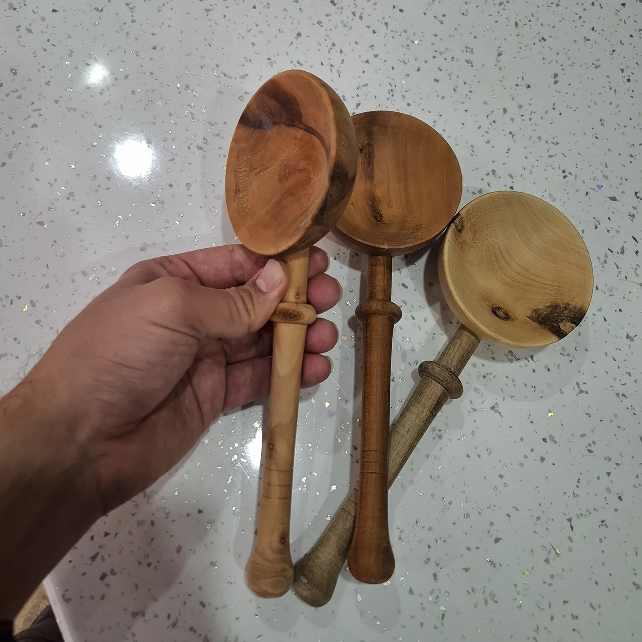 قاشق آجیل خوری مدل گردو