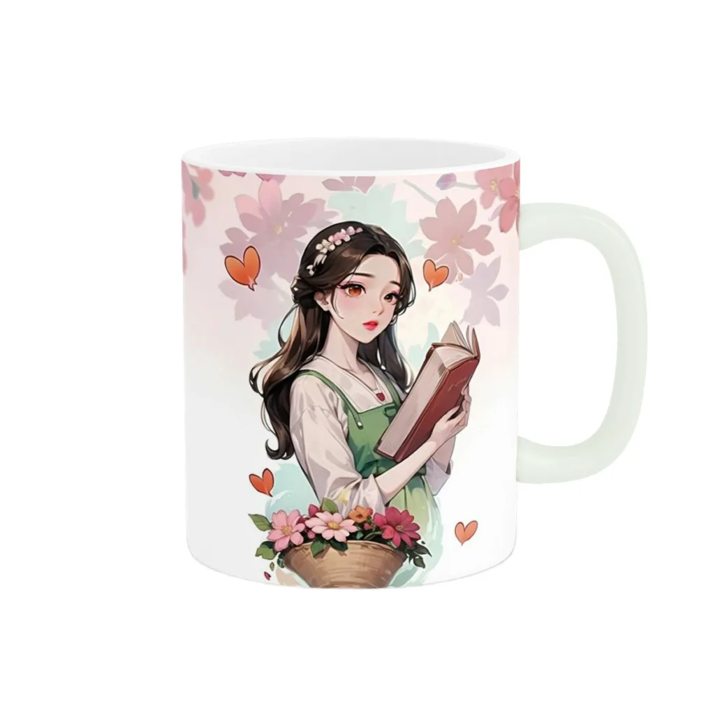 ماگ طرح دخترانه کد wall-8142