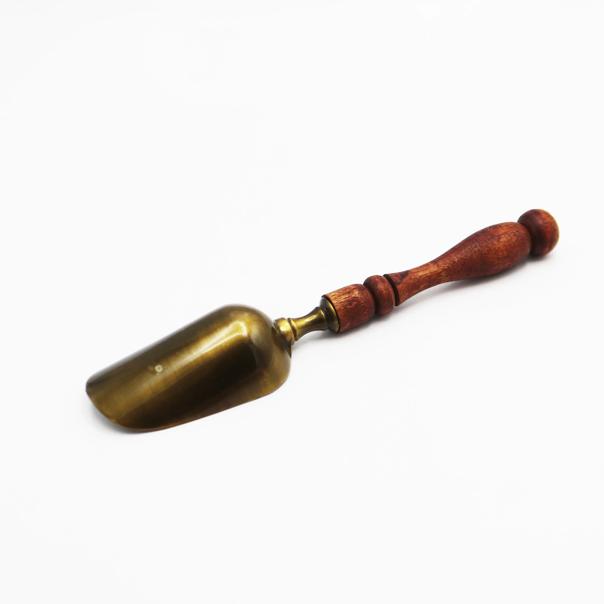 قاشق آجیل خوری مدل دسته چوبی کد YP- 104-24CM