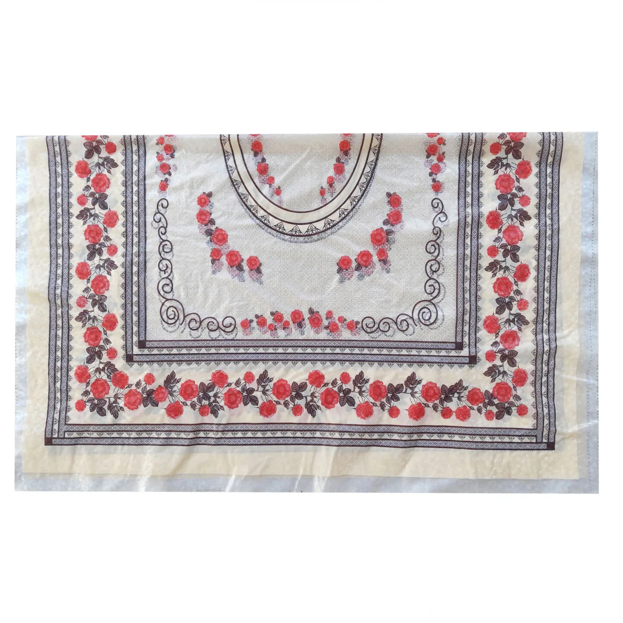 سفره 4 نفره طرح گل رز قرمز کد lab44