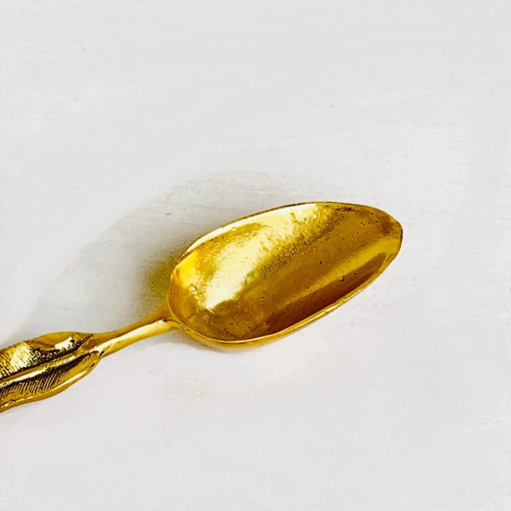 قاشق آجیل خوری طرح پر کدG1