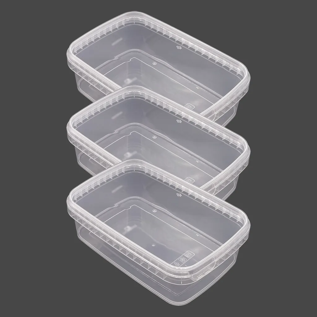 ظرف نگهدارنده مدل microwave کد 1000cc بسته 3 عددی