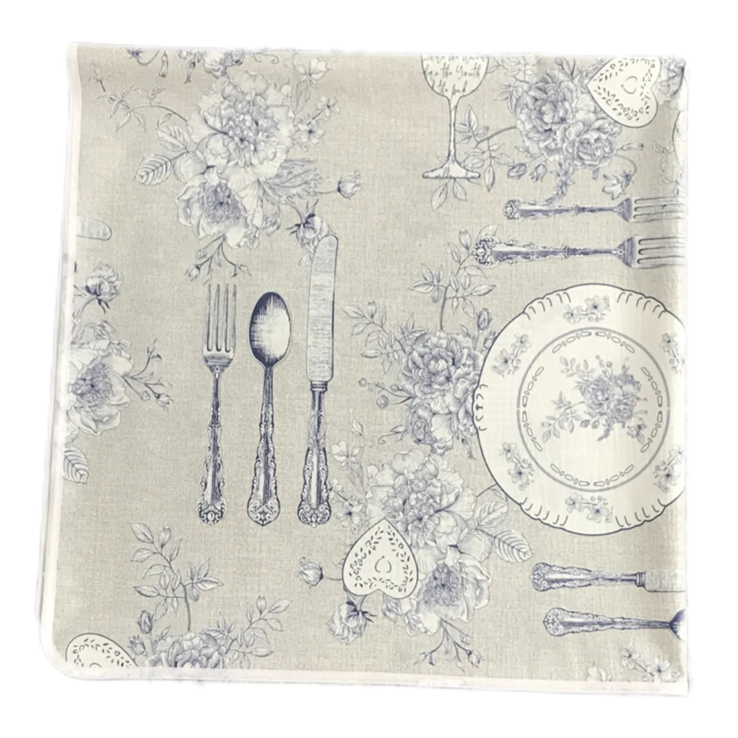 سفره 4 نفره مدل ماژستیک طرح 2 رو سایز 100×100 سانتی متر کد 05