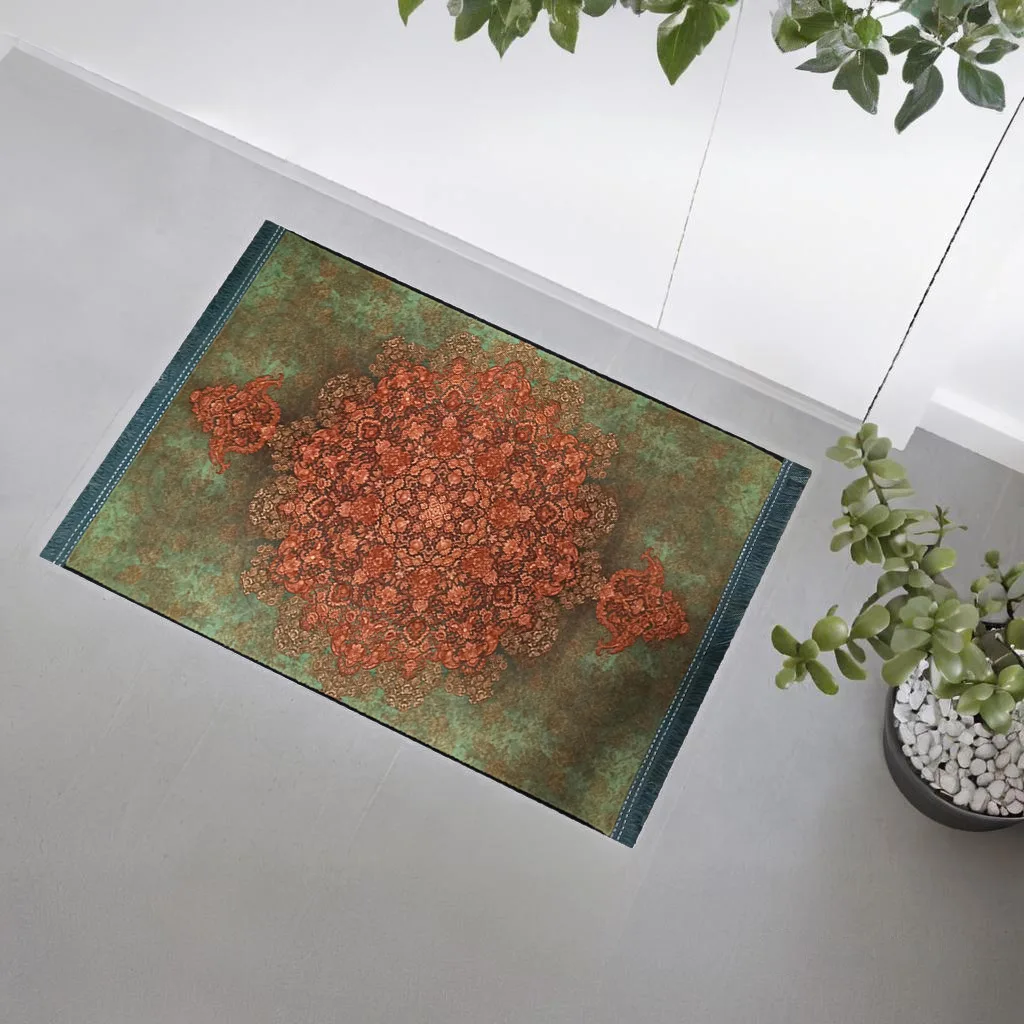 پادری طرح مستطیل کد M09 سایز 80×50 سانتی متر مناسب برای فضای داخلی
