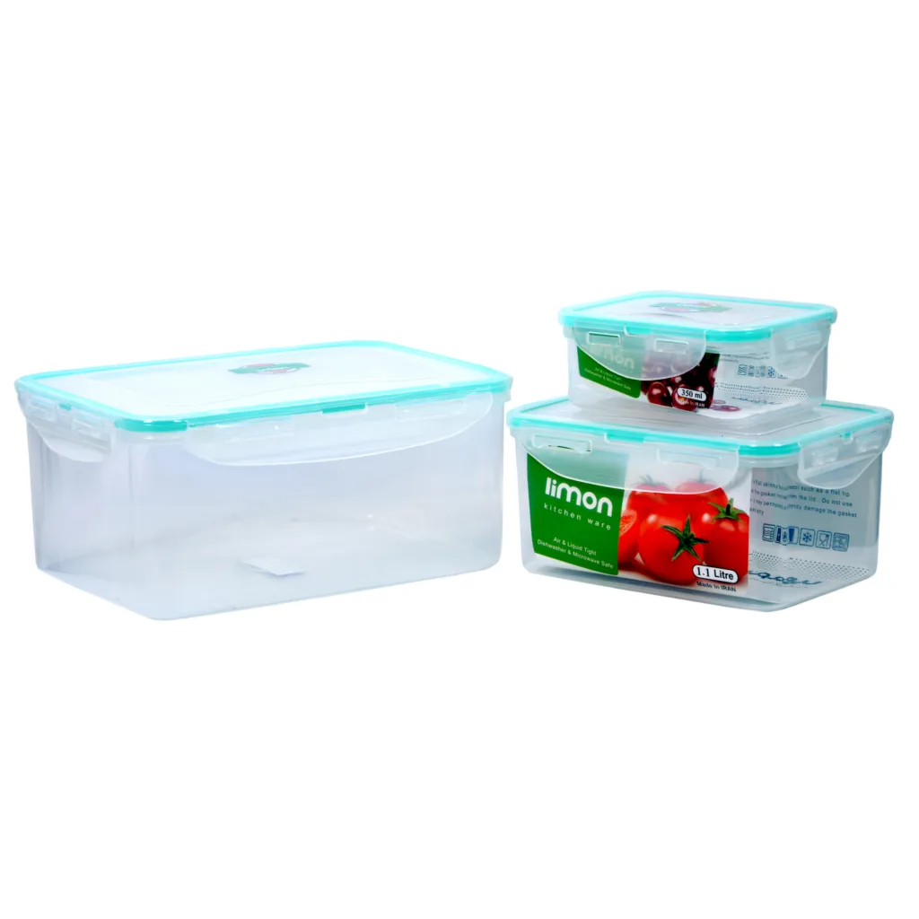 ظرف نگهدارنده لیمون کد 885 مجموعه 3 عددی