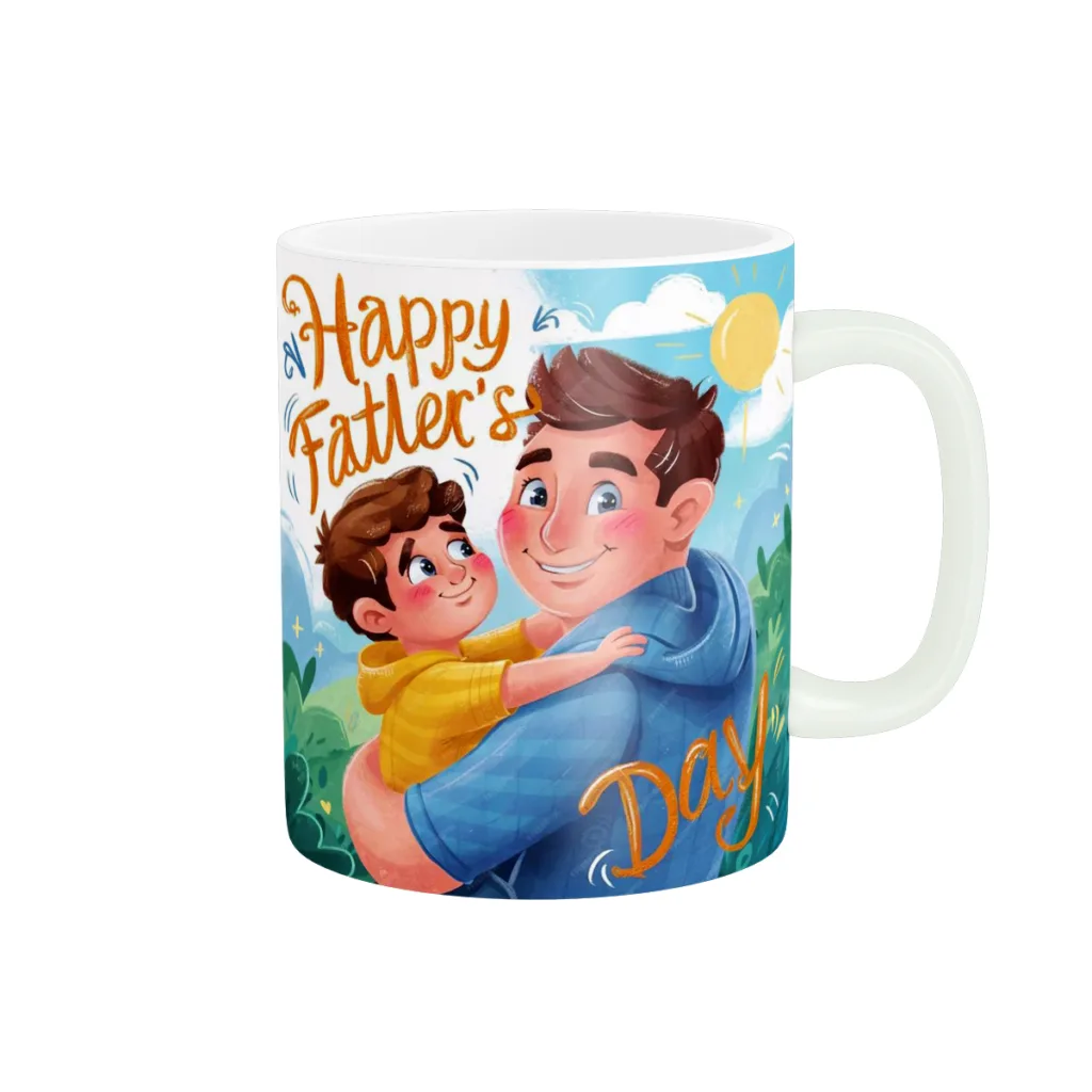 ماگ پادآفرین مدل روز پدر روز مرد طرح روز پدر مبارک کد p3139