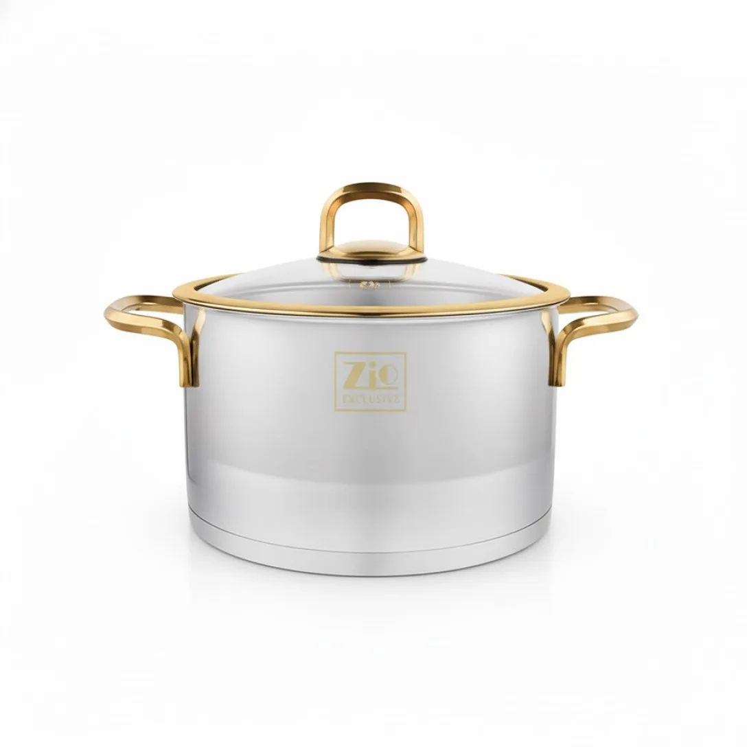 سرویس قابلمه استیل ۶ پارچه بازرگانی زیو مدل ZCS-1300