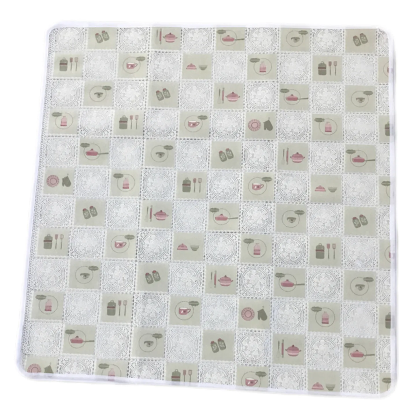 سفره 12 نفره مدل رویال طرح گیپور سایز 250×140 سانتی متر