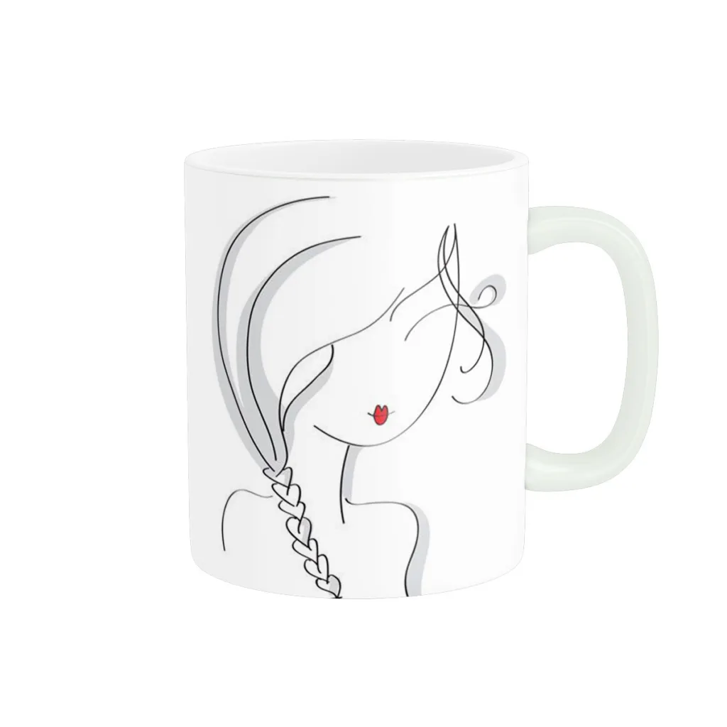 ماگ مدل دختر کد 255