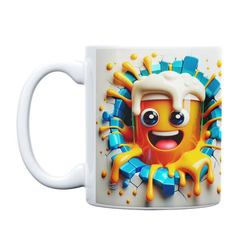 ماگ حس آمیزی طرح سه بعدی مدل ماگ کیوت کد Beer1