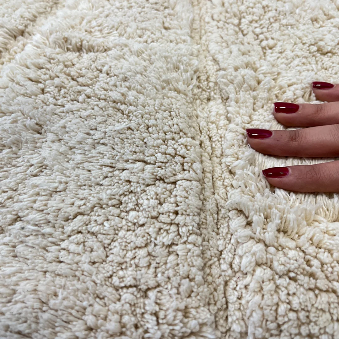 پادری طرح گل گرد سایز 90×90 سانتی متر