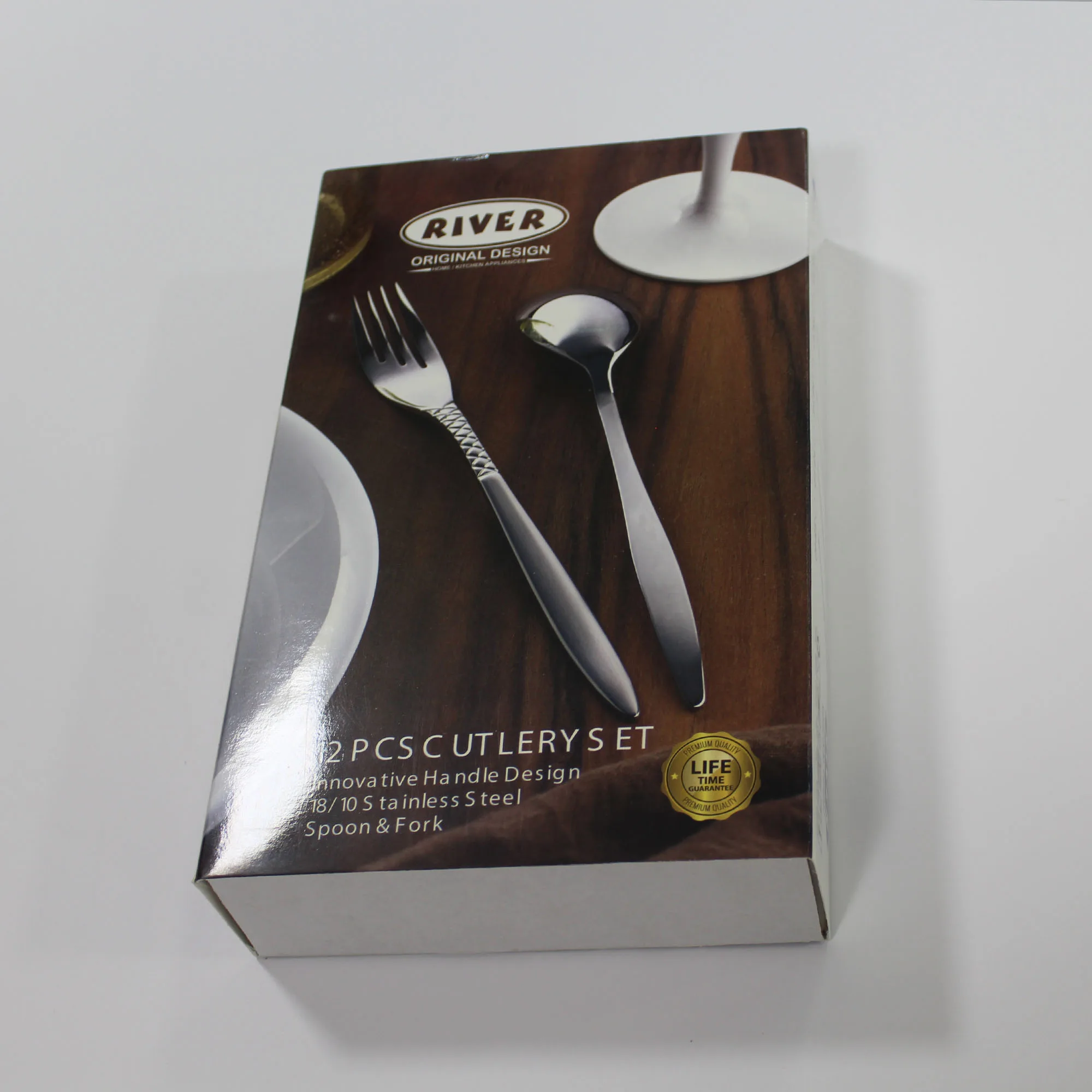 سرویس قاشق و چنگال 12 پارچه ریور مدل 8051