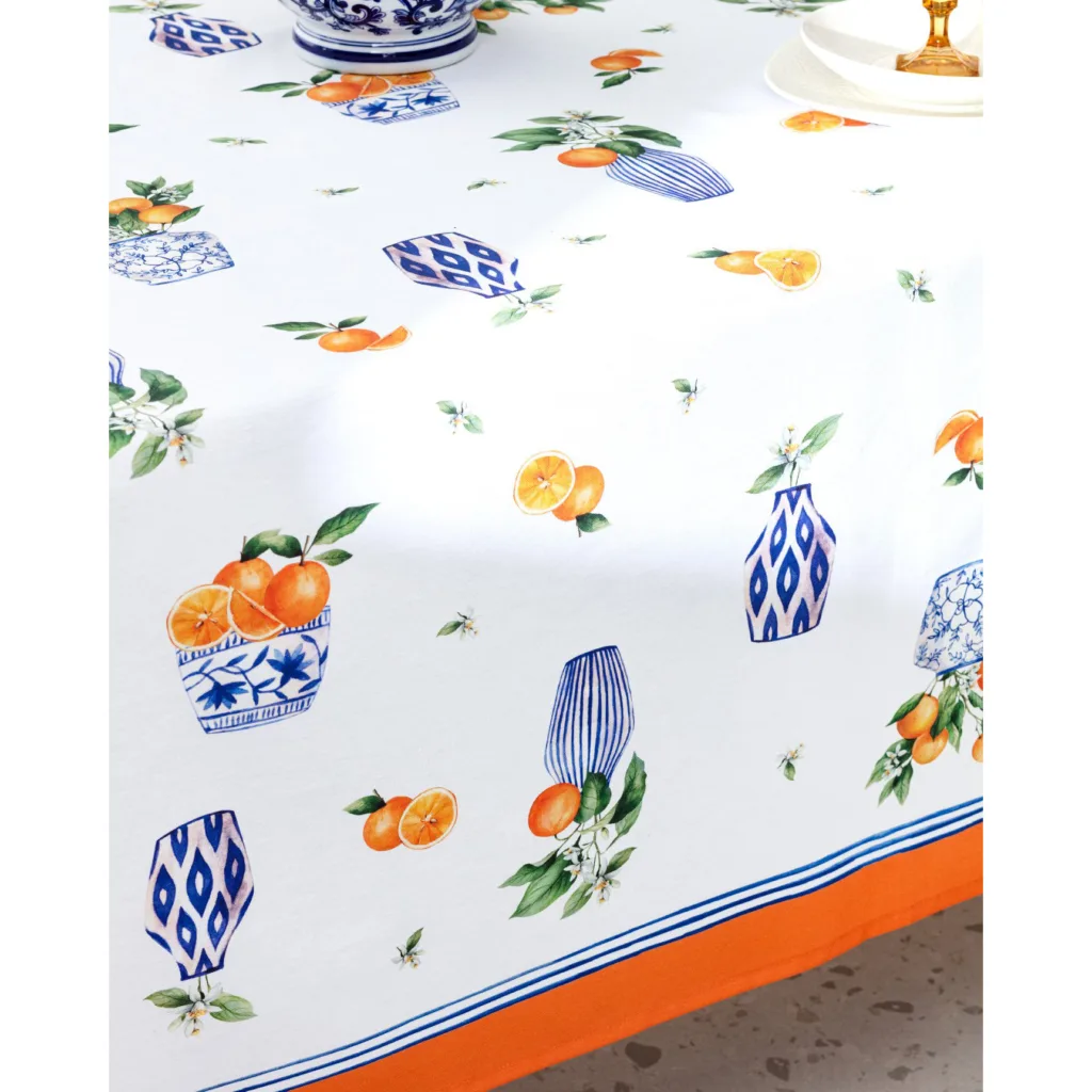 سفره شش نفره مادام کوکو مدل Rhone سایز 150*200 سانتی متر