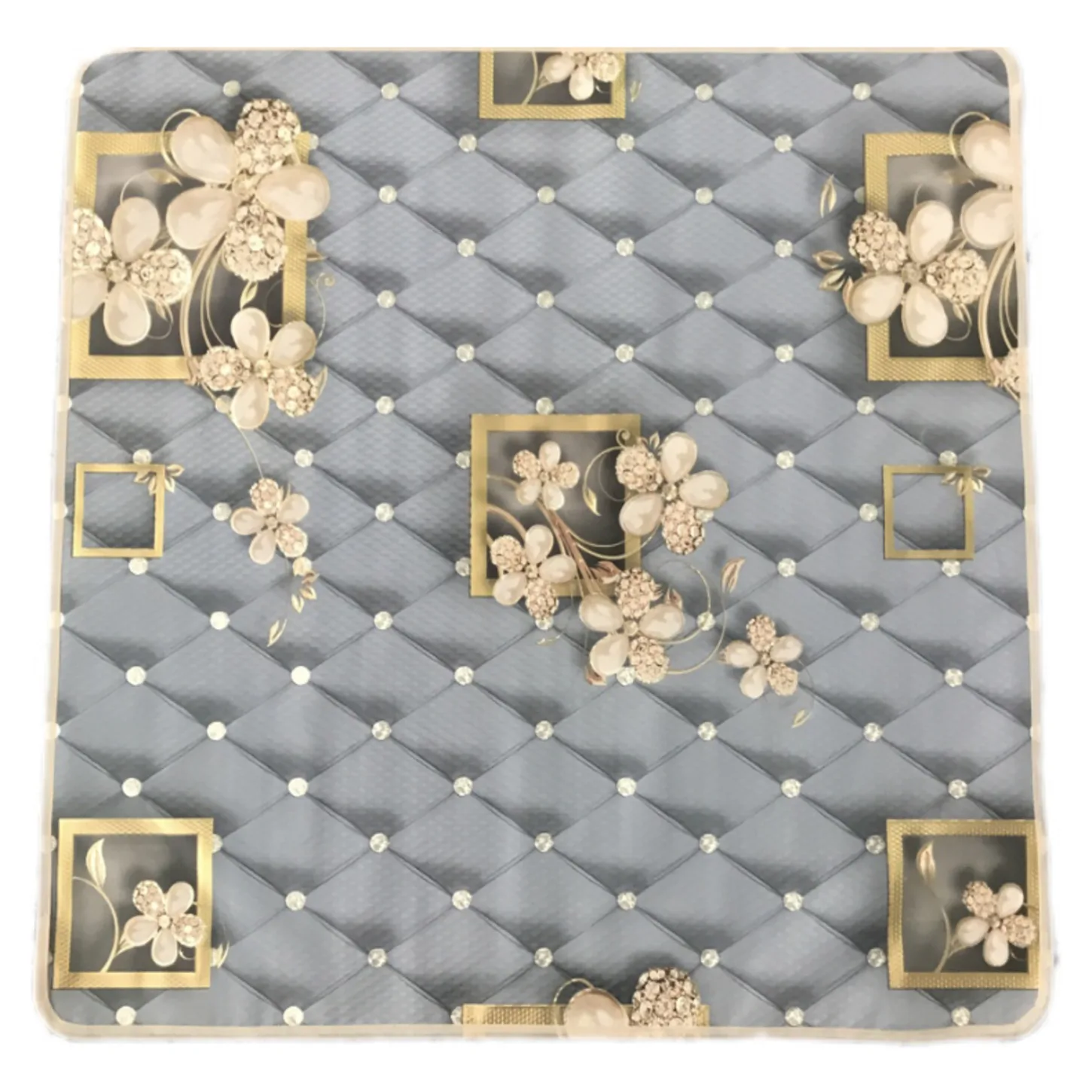 سفره 12 نفره مدل لوتوس پشت نخی 300×100 سانتی متر کد 06