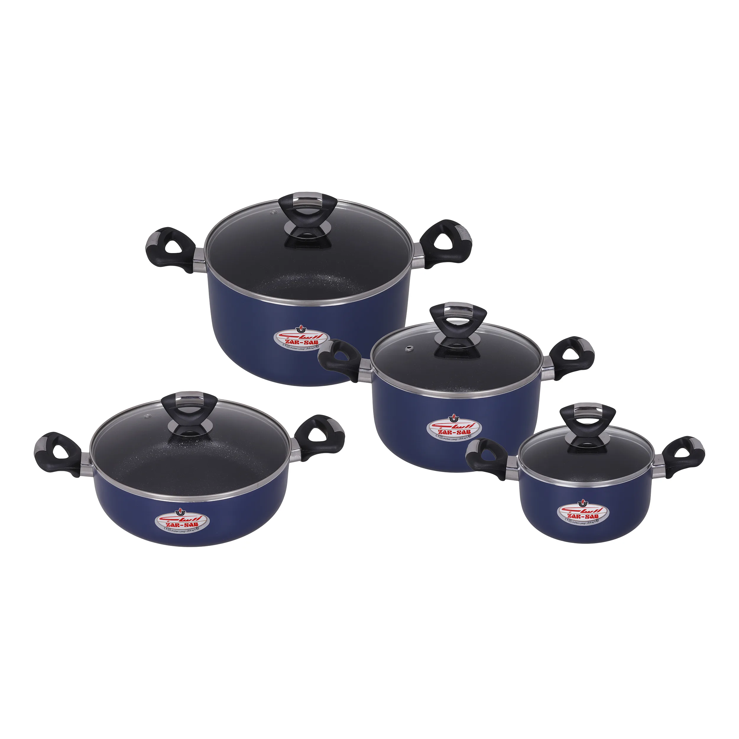 سرویس پخت و پز 8 پارچه زرساب مدل گرانیکو کد gc7350