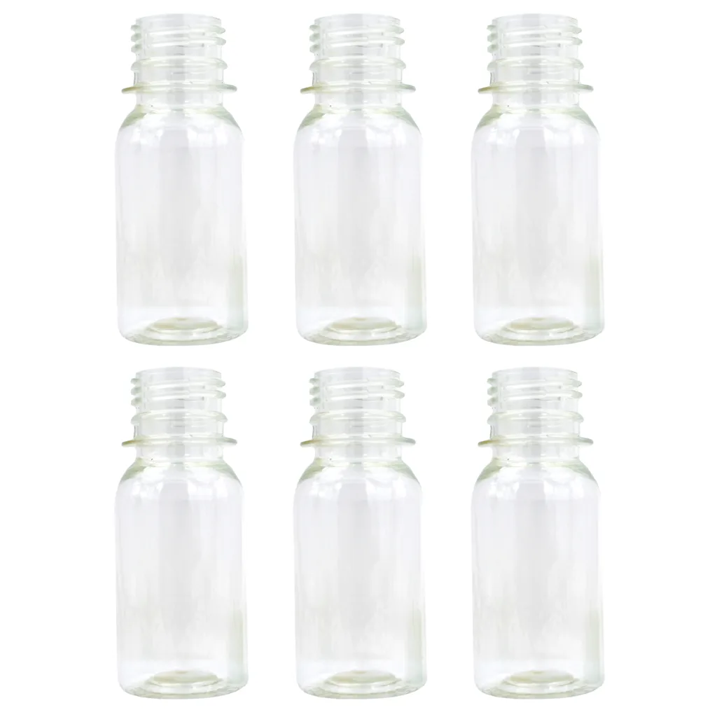 بطری پلاستیکی مدل شربت کد Sh60 بسته 6 عددی