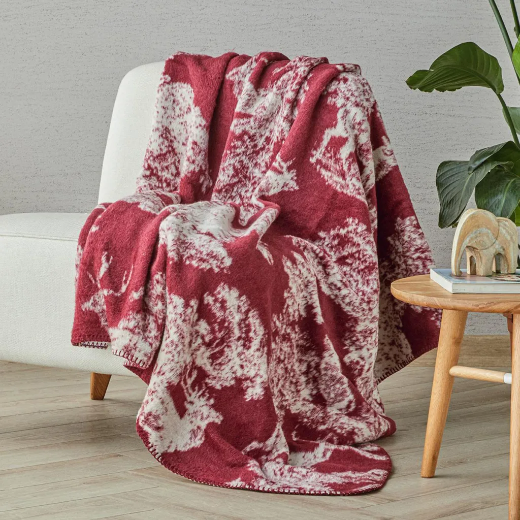 پتو 1 نفره انگلیش هوم مدل Foresttoile سایز 170×130 سانتی‌متر