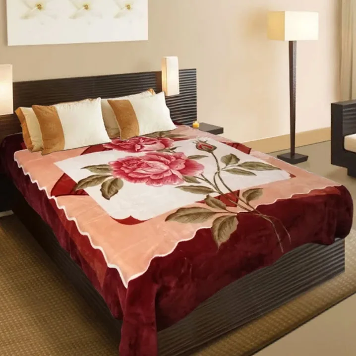 پتو گلبافت کد 001 یک نفره سایز 160×220 سانتی متر