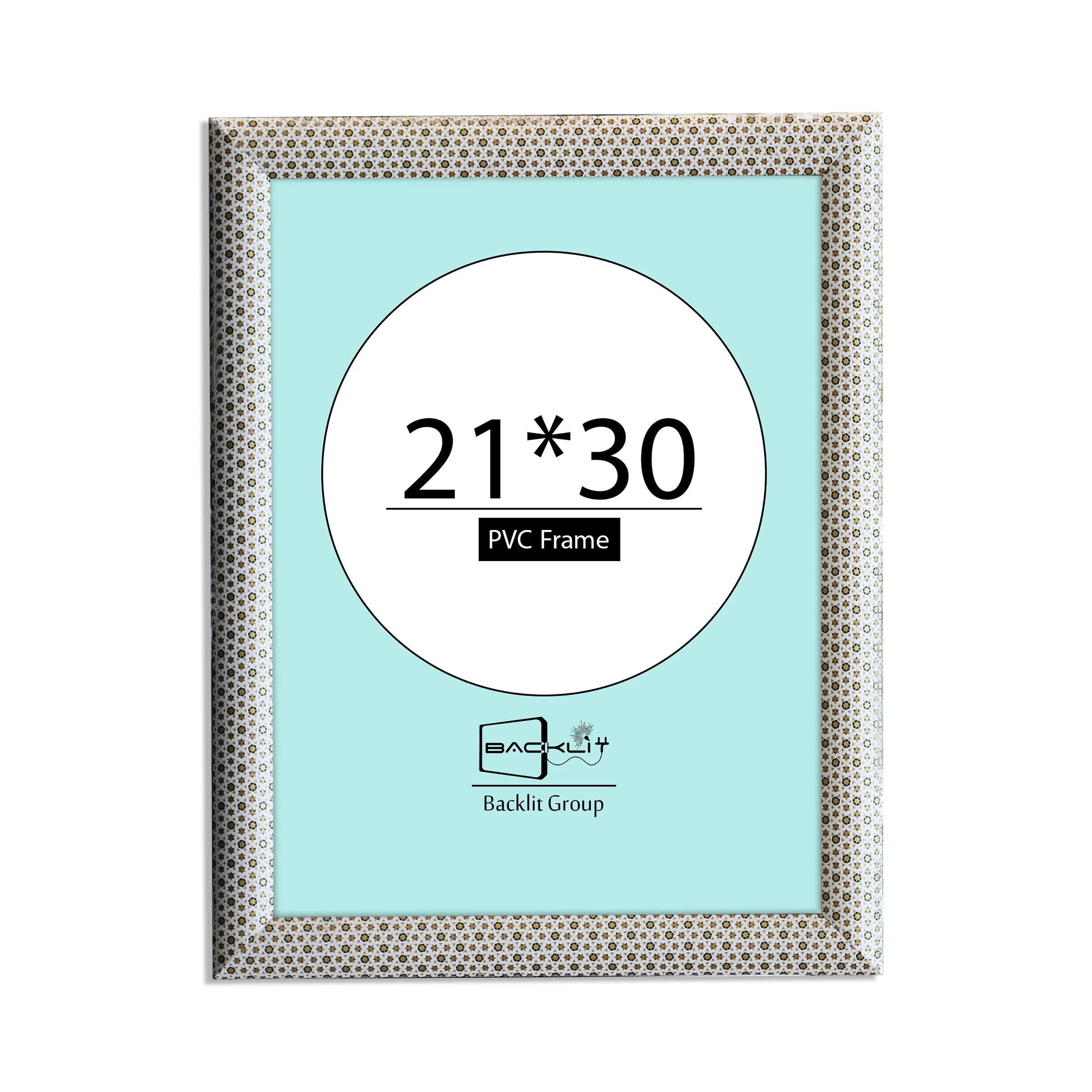 قاب عکس بکلیت طرح خاتم مدل رومیزی A4-21x30-3CM