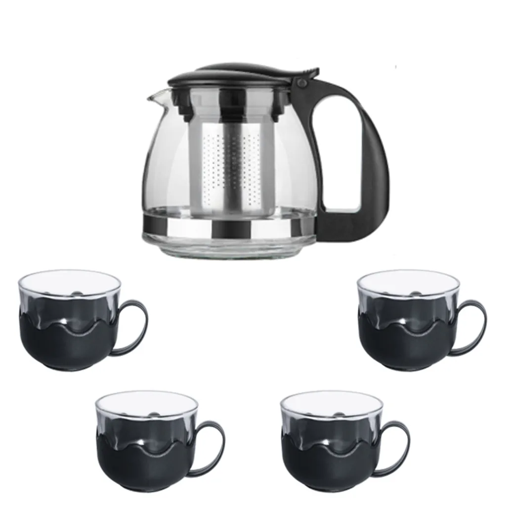 سرویس 5 پارچه قوری و فنجان مدل CJ-700T