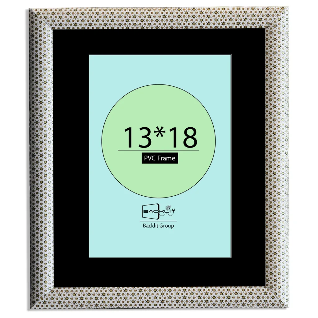 قاب عکس بکلیت مدل طرح خاتم مدل پاسپارتو B-13×18