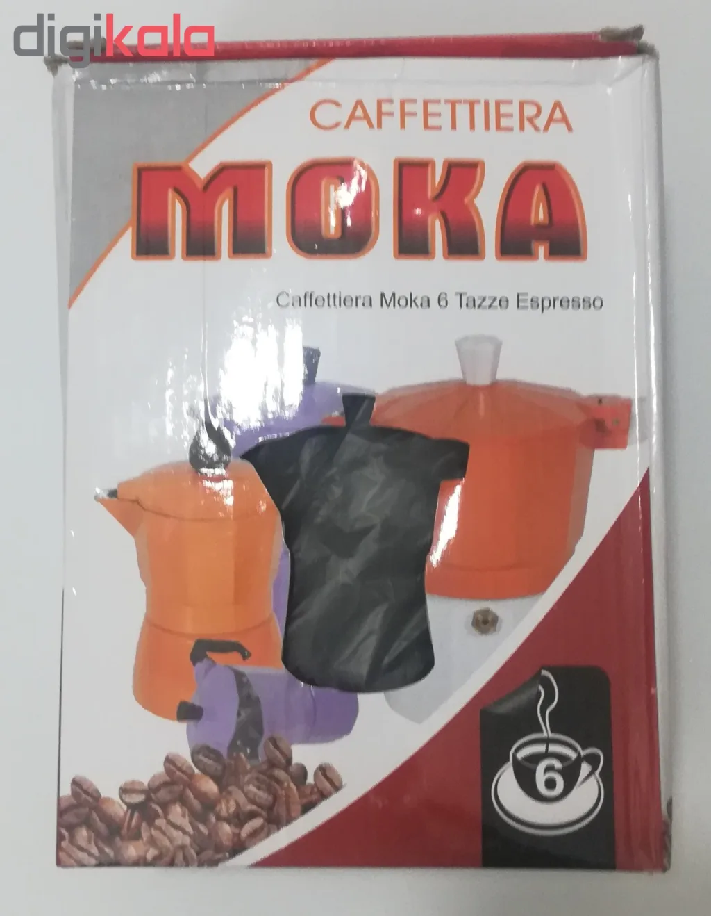 قهوه جوش موکا مدل 6 Cups