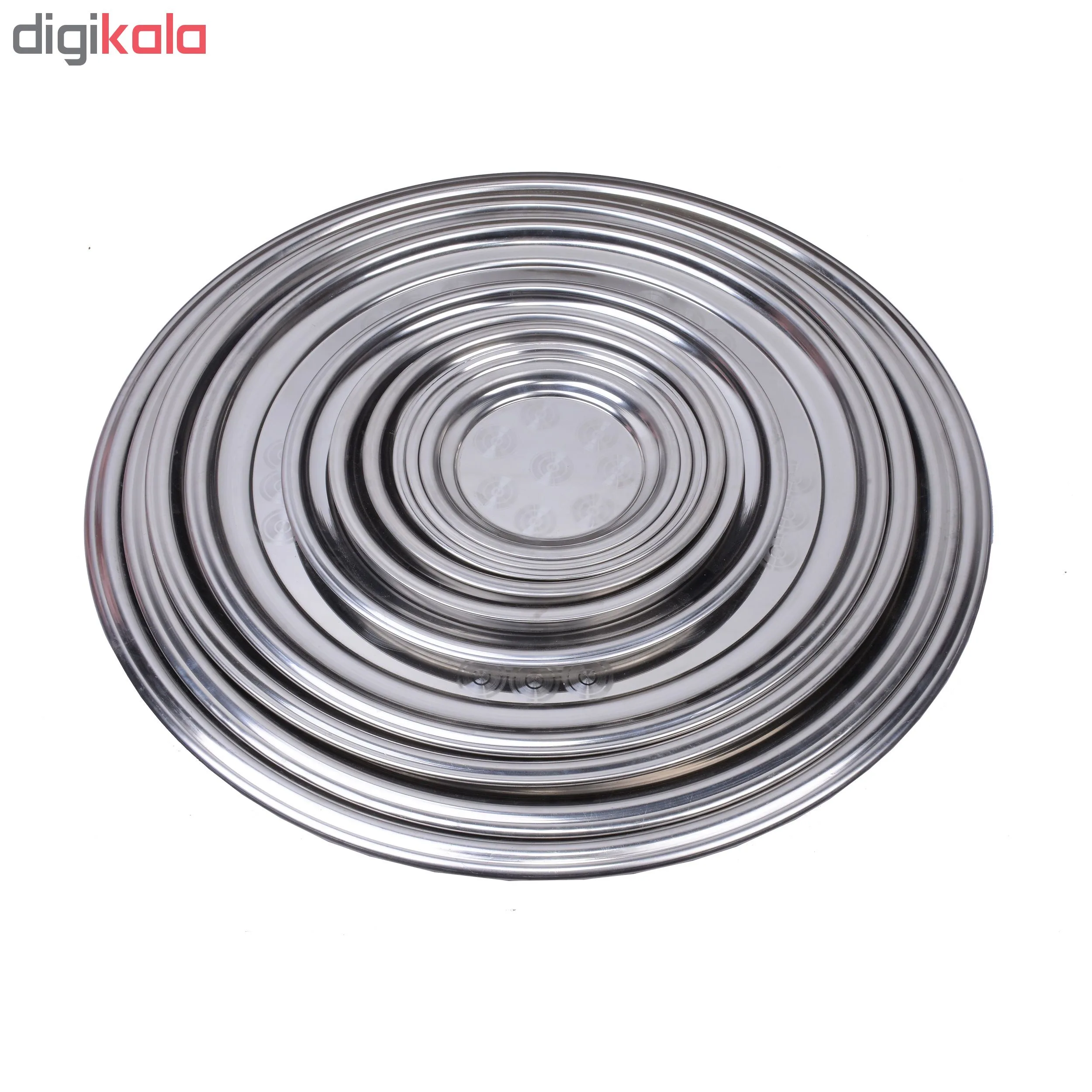 سینی استیل مدل M1100 برکان با قطر ۶۰ سانتی