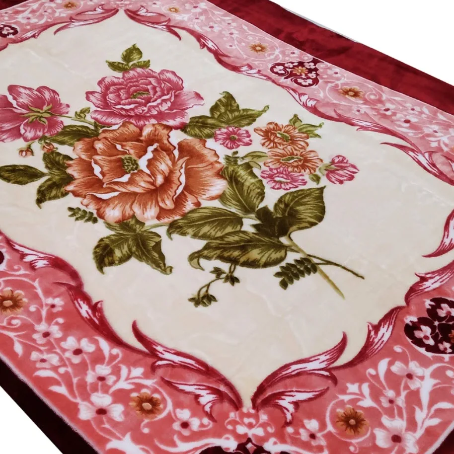 پتو گلبافت مدل برتر کد 130 سایز 220x240 سانتی متر