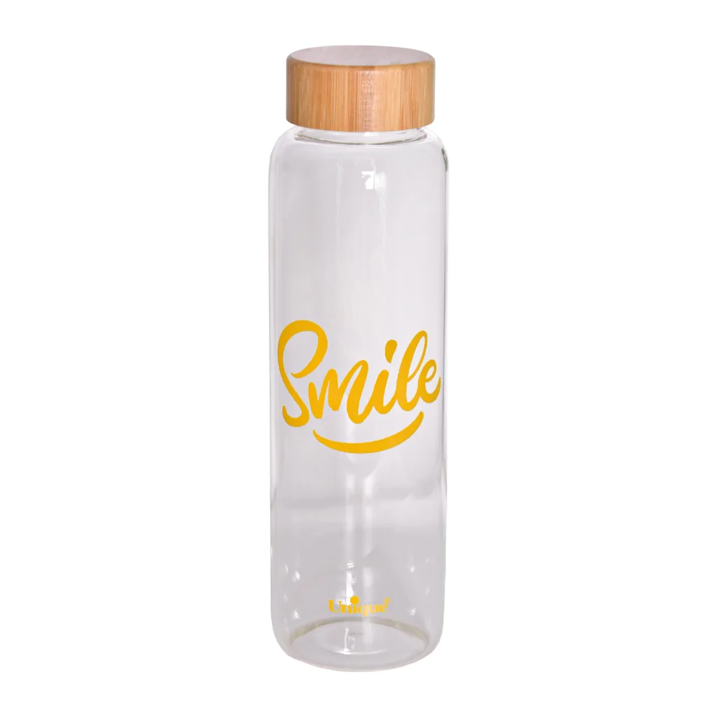 بطری آب یونیک طرح smile کد 3056 گنجایش 1.23 لیتر