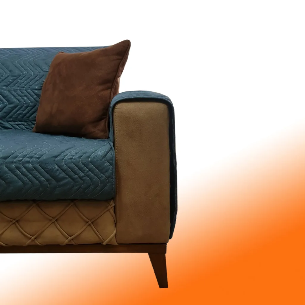 کاور مبل هشت نفره سندس مدل مارپیچ large کد F1050