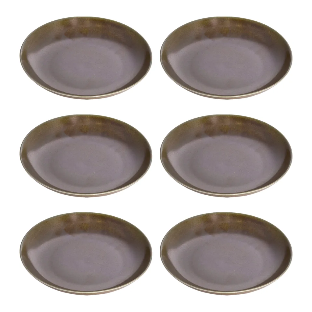 بشقاب خورشت خوری بی.وی.کی طرح OLIVE کد 455207 مجموعه 6 عددی
