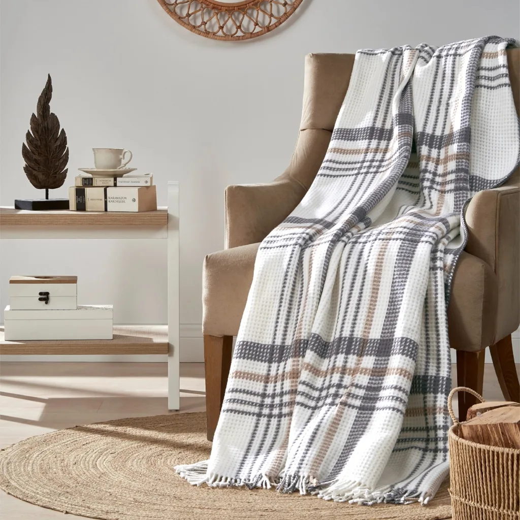 پتو دو نفره ازدیلک مدل Scotch Battaniye سایز 220×180 سانتی‌متر