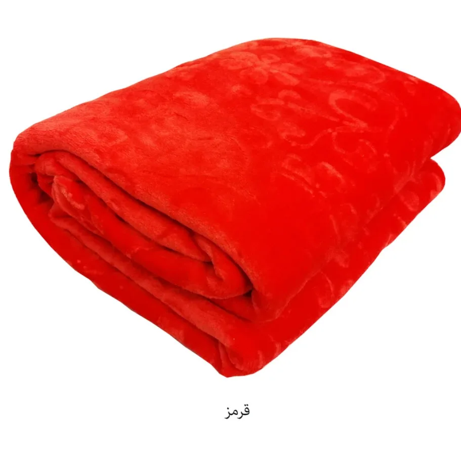 پتو مسافرتی 2 نفر گلبافت مدل فلور گل 5پر سایز 220x180 سانتیمتر