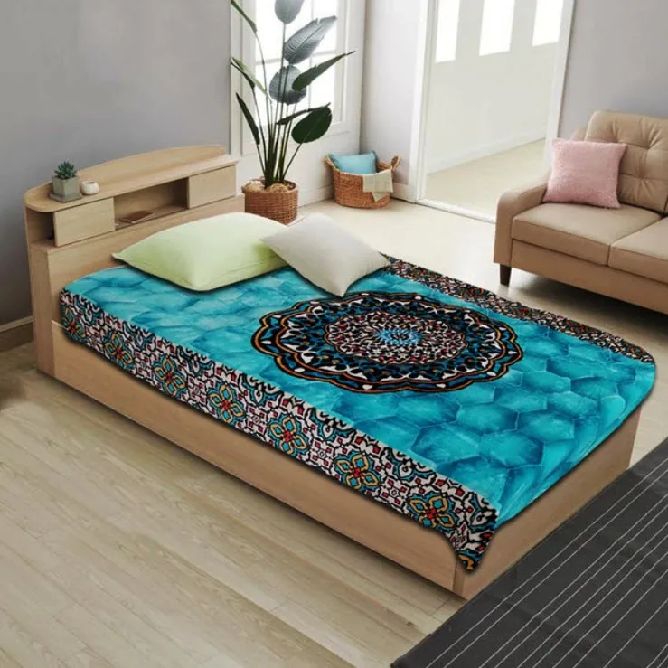 پتو گلبافت مدل برتر کد 647.0 سایز 220×160 سانتی متر